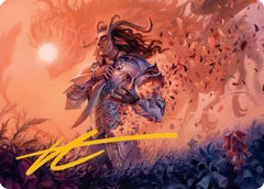 Rhys, the Evermore Art Card (Gold-Stamped Signature) (ASECL-004) - Art Series: Lorwyn Eclipsed-1