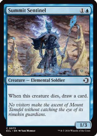 Summit Sentinel (ECL-073) - Lorwyn Eclipsed-1