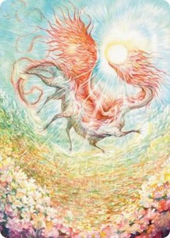 Eirdu, Carrier of Dawn Art Card (ASECL-030) - Art Series: Lorwyn Eclipsed-1