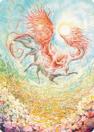 Eirdu, Carrier of Dawn Art Card (Gold-Stamped Signature) (ASECL-030) - Art Series: Lorwyn Eclipsed-1