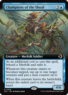 Champions of the Shoal (Extended Art) (ECL-356) - Lorwyn Eclipsed-1
