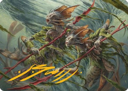 Champions of the Shoal Art Card (Gold-Stamped Signature) (ASECL-006) - Art Series: Lorwyn Eclipsed-1