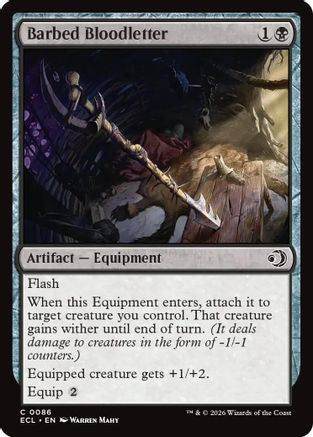 Barbed Bloodletter (ECL-086) - Lorwyn Eclipsed-1