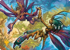 Illusion Spinners Art Card (Gold-Stamped Planeswalker Symbol) (ASECL-008) - Art Series: Lorwyn Eclipsed-1