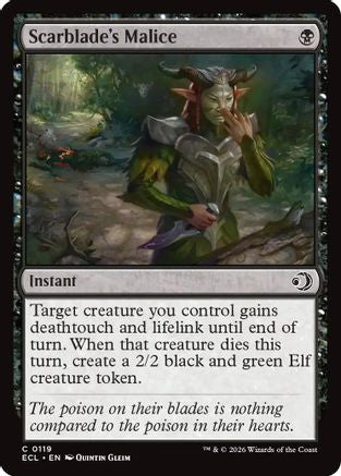 Scarblade's Malice [Lorwyn Eclipsed]-1