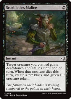 Scarblade's Malice [Lorwyn Eclipsed]-1