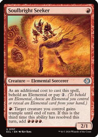 Soulbright Seeker (ECL-157) - Lorwyn Eclipsed-1