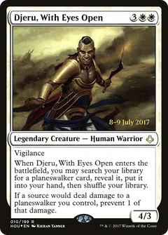Djeru, With Eyes Open [Hour of Devastation Prerelease Promos]-1