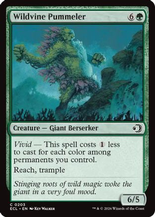 Wildvine Pummeler (ECL-203) - Lorwyn Eclipsed Foil-1