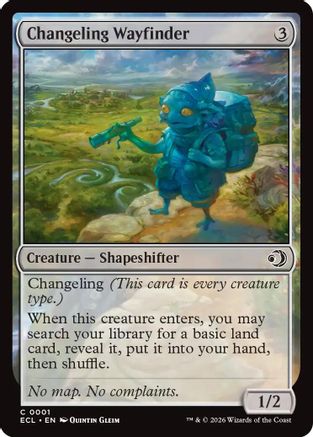 Changeling Wayfinder [Lorwyn Eclipsed]-1
