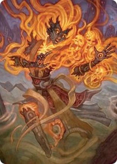 Ashling, Rekindled Art Card (33/54) (ASECL-033) - Art Series: Lorwyn Eclipsed-1