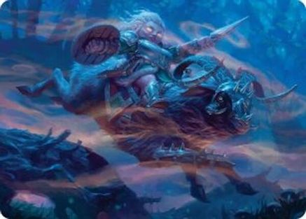 Bristlebane Outrider Art Card (ASECL-018) - Art Series: Lorwyn Eclipsed-1