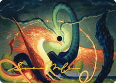 Celestial Reunion Art Card (42/54) (Gold-Stamped Signature) (ASECL-042) - Art Series: Lorwyn Eclipsed-1