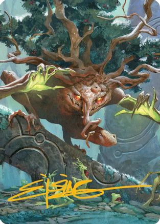 Ferrafor, Young Yew Art Card (Gold-Stamped Signature) (ASECL-047) - Art Series: Lorwyn Eclipsed-1