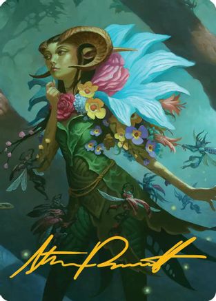 Maralen, Fae Ascendant Art Card (Gold-Stamped Signature) (ASECL-024) - Art Series: Lorwyn Eclipsed-1