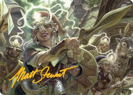 Thoughtweft Lieutenant Art Card (Gold-Stamped Signature) (ASECL-026) - Art Series: Lorwyn Eclipsed-1