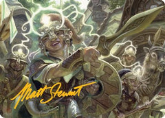 Thoughtweft Lieutenant Art Card (Gold-Stamped Signature) (ASECL-026) - Art Series: Lorwyn Eclipsed-1