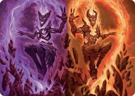 Fire Covenant Art Card (ASECL-052) - Art Series: Lorwyn Eclipsed-1