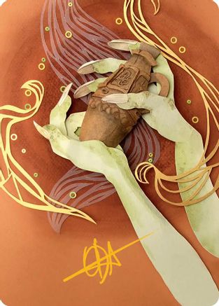 Thousand-Year Elixir Art Card (Gold-Stamped Signature) (ASECL-054) - Art Series: Lorwyn Eclipsed-1