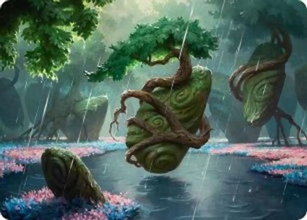 Rain-Slicked Copse Art Card (ASECL-049) - Art Series: Lorwyn Eclipsed-1