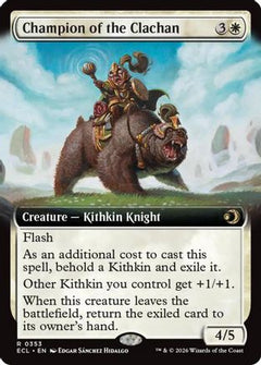 Champion of the Clachan (Extended Art) [Lorwyn Eclipsed]-1