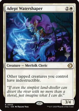 Adept Watershaper (PPECL-003) - Promo Pack: Lorwyn Eclipsed-1