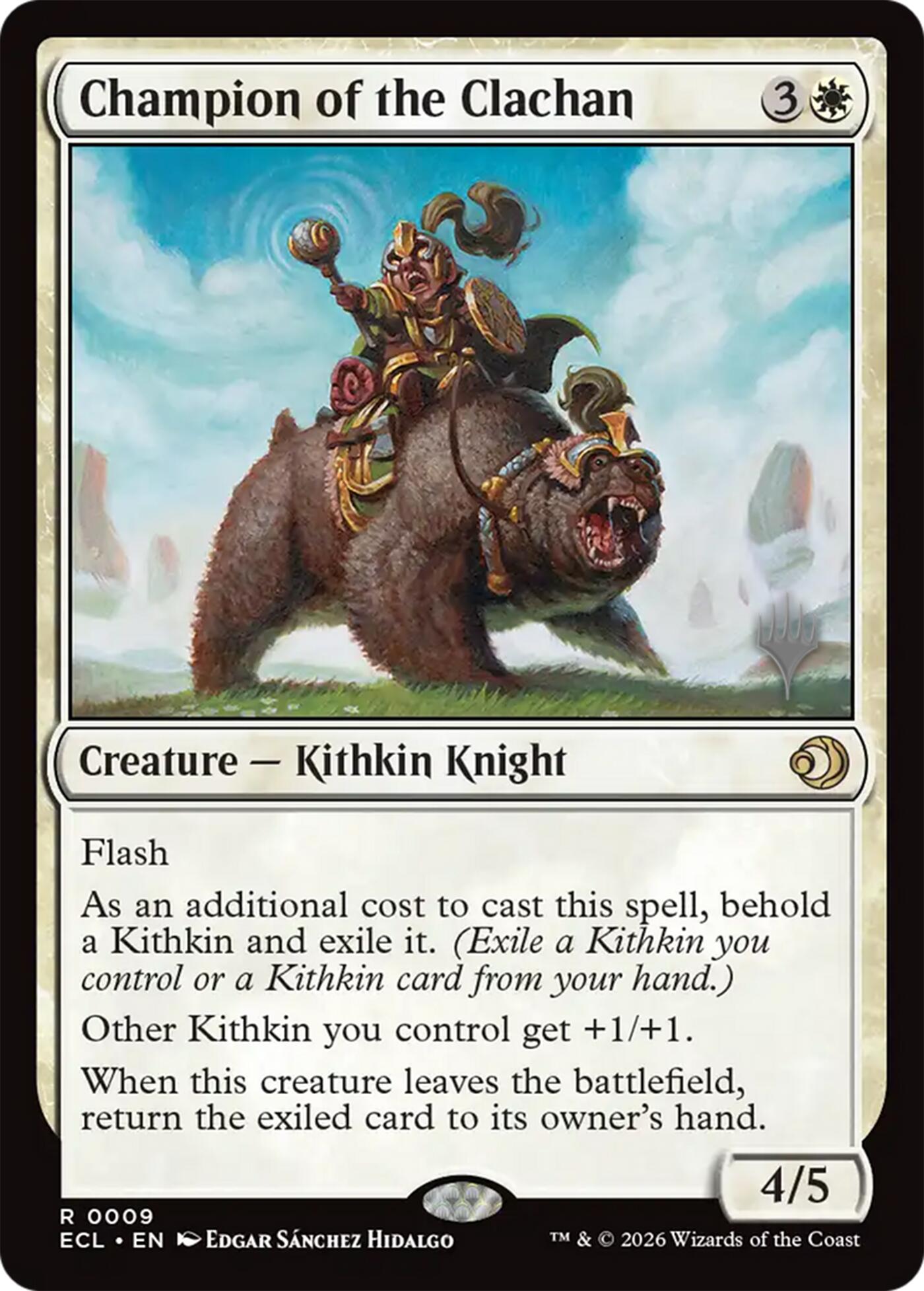 Champion of the Clachan [Lorwyn Eclipsed Promos]-1