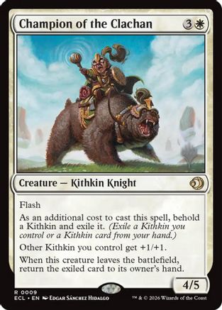 Champion of the Clachan (PPECL-009) - Promo Pack: Lorwyn Eclipsed Foil-1