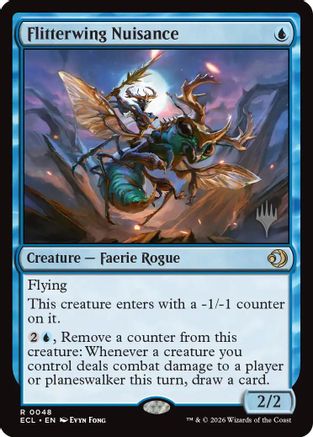 Flitterwing Nuisance (PPECL-048) - Promo Pack: Lorwyn Eclipsed-1