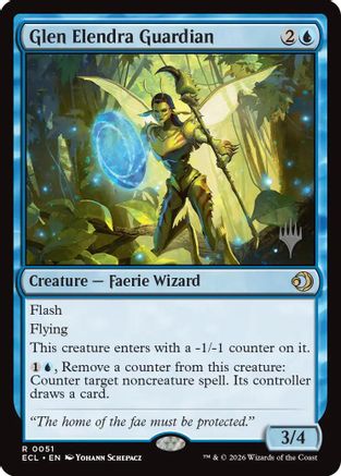 Glen Elendra Guardian (PPECL-051) - Promo Pack: Lorwyn Eclipsed Foil-1