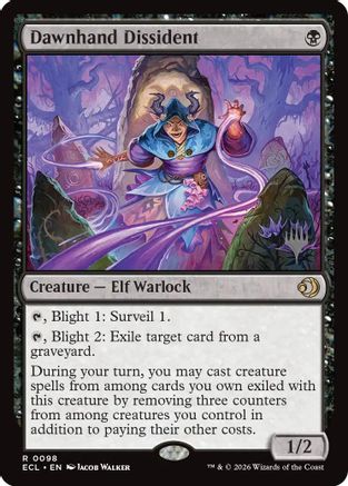 Dawnhand Dissident (PPECL-098) - Promo Pack: Lorwyn Eclipsed Foil-1