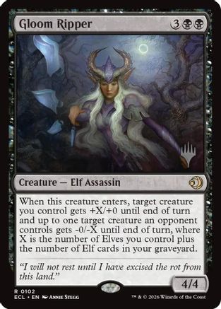 Gloom Ripper (PPECL-102) - Promo Pack: Lorwyn Eclipsed Foil-1