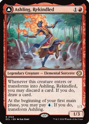 Ashling, Rekindled (PPECL-124) - Promo Pack: Lorwyn Eclipsed-1