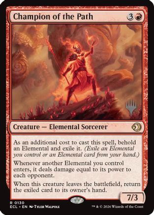 Champion of the Path (PPECL-130) - Promo Pack: Lorwyn Eclipsed Foil-1