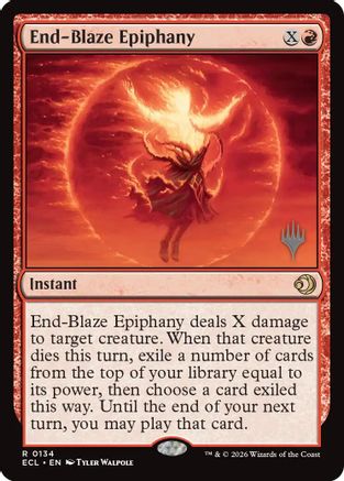 End-Blaze Epiphany (PPECL-134) - Promo Pack: Lorwyn Eclipsed Foil-1