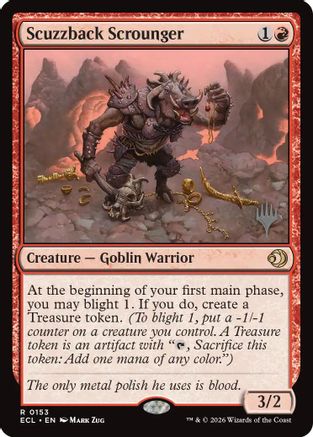 Scuzzback Scrounger (PPECL-153) - Promo Pack: Lorwyn Eclipsed Foil-1