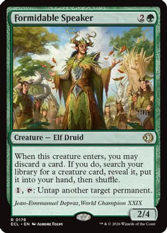 Formidable Speaker (PPECL-176) - Promo Pack: Lorwyn Eclipsed Foil-1