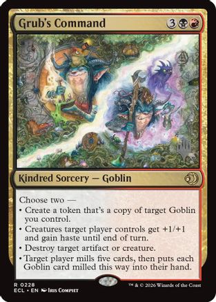 Grub's Command [Lorwyn Eclipsed Promos]-1