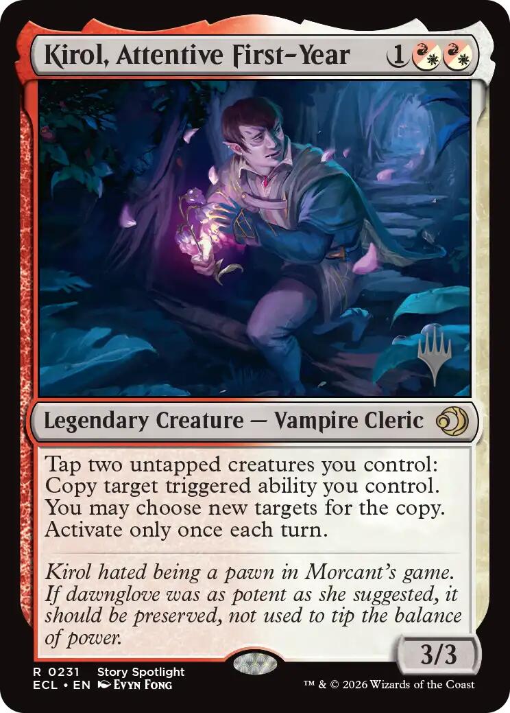 Kirol, Attentive First-Year [Lorwyn Eclipsed Promos]-1