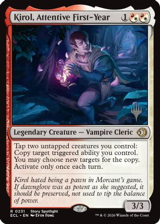 Kirol, Attentive First-Year (PPECL-231) - Promo Pack: Lorwyn Eclipsed-1