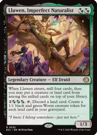 Lluwen, Imperfect Naturalist (PPECL-232) - Promo Pack: Lorwyn Eclipsed-1
