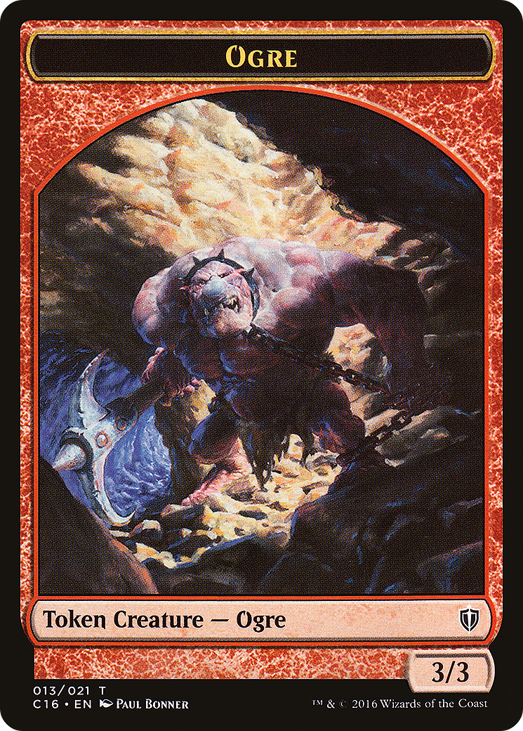 Ogre // Bird (007) Double-Sided Token [Commander 2016 Tokens]-3