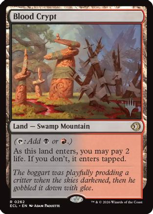 Blood Crypt (PPECL-262) - Promo Pack: Lorwyn Eclipsed Foil-1