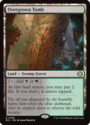 Overgrown Tomb (PPECL-266) - Promo Pack: Lorwyn Eclipsed-1