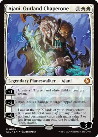 Ajani, Outland Chaperone (PPECL-004) - Promo Pack: Lorwyn Eclipsed-1