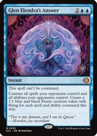 Glen Elendra's Answer [Lorwyn Eclipsed Promos]-1