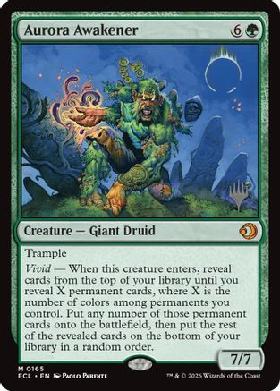 Aurora Awakener (PPECL-165) - Promo Pack: Lorwyn Eclipsed Foil-1