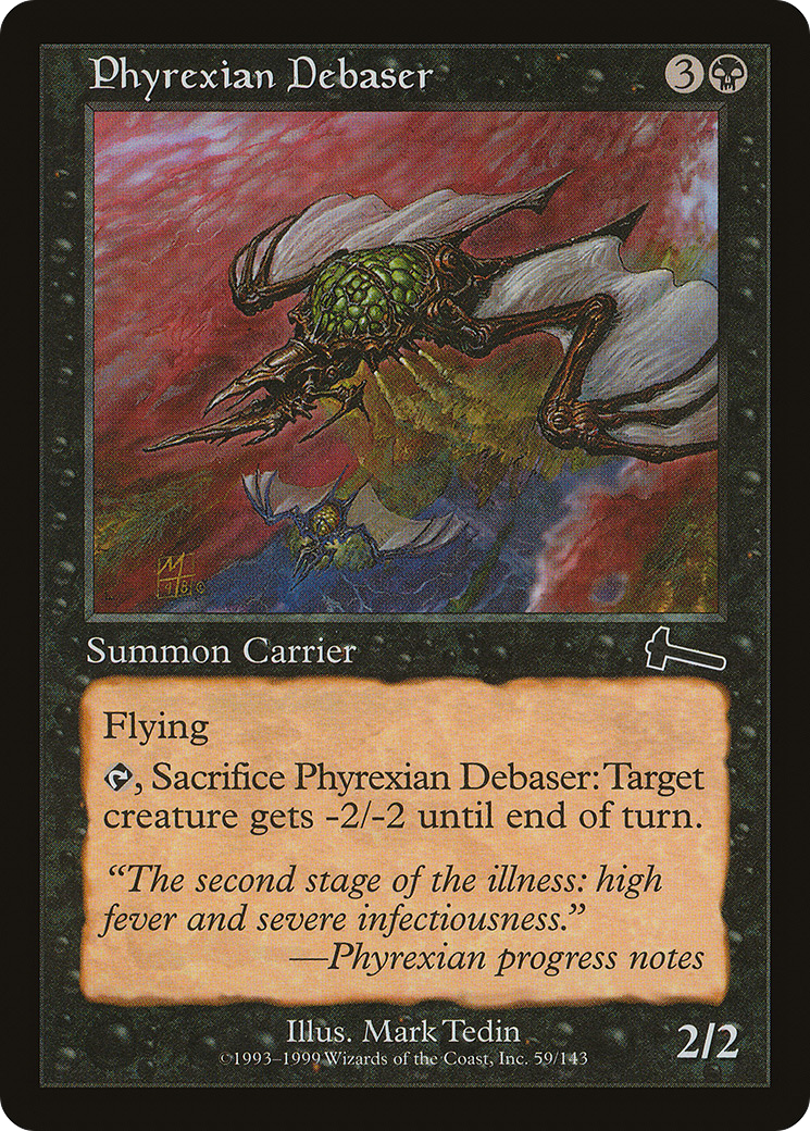 Phyrexian Debaser [Urza's Legacy]-1