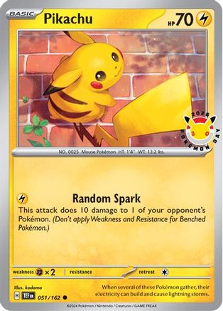 Pikachu (Pokemon Day 2026) 051  - Holofoil Miscellaneous Cards & Products - Common-1