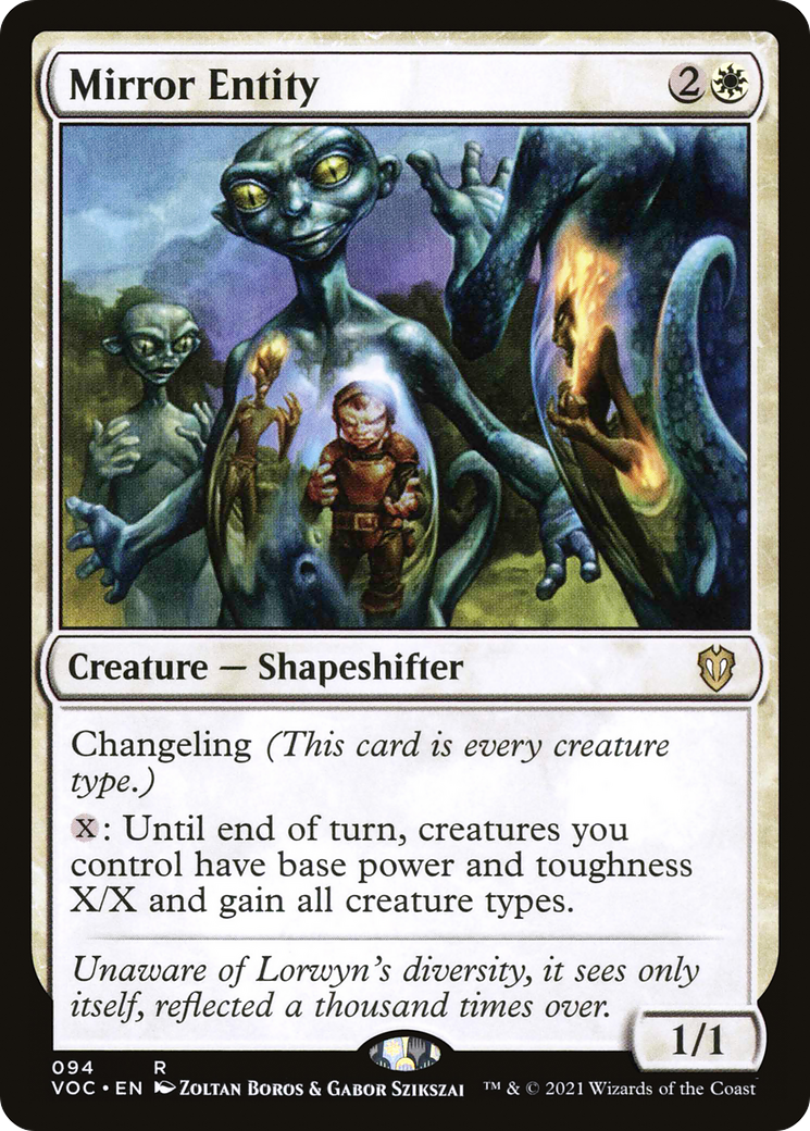 Mirror Entity [Innistrad: Crimson Vow Commander]-1